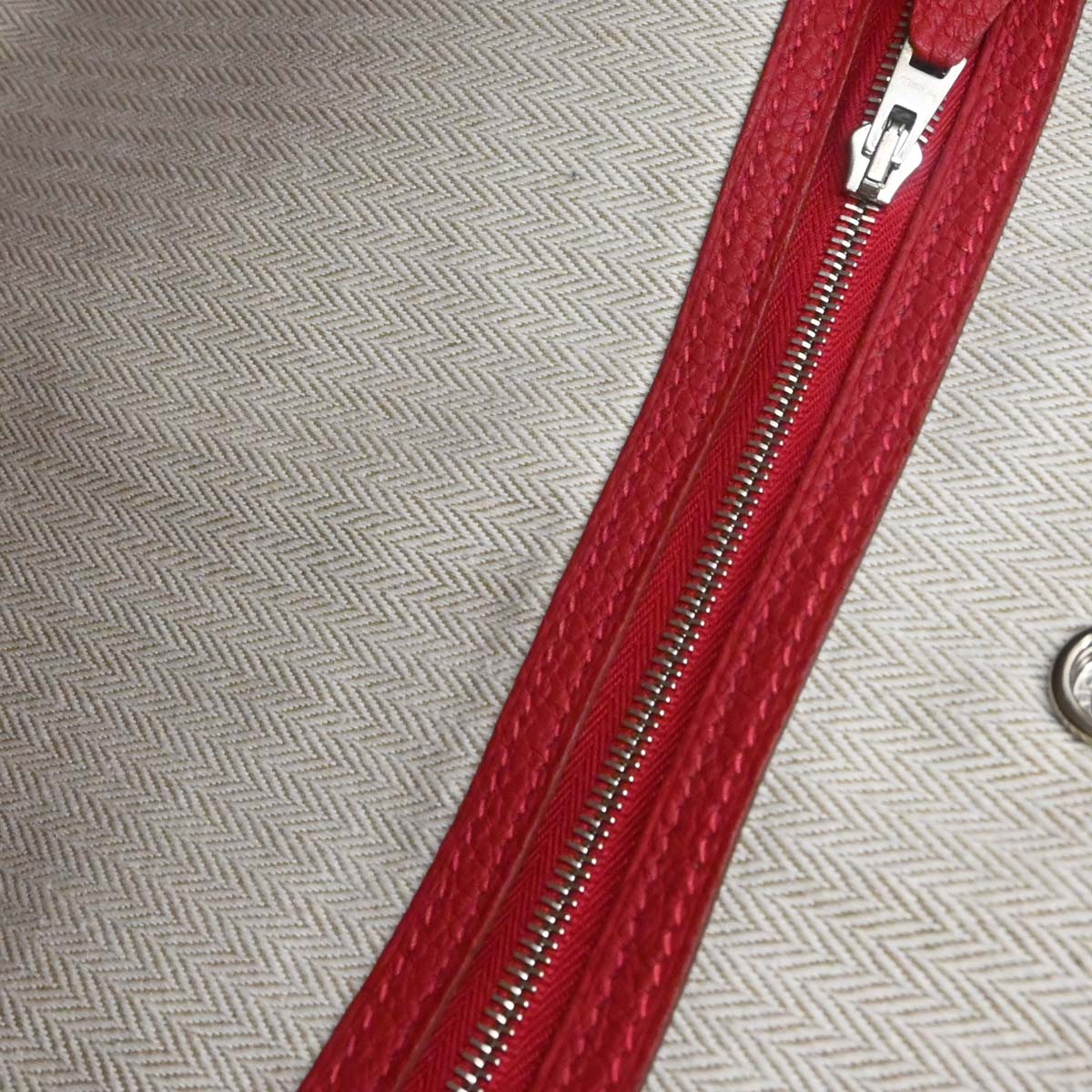 Hermes Rouge Grenat Negonda Garden Party 36 PM Tote Bag