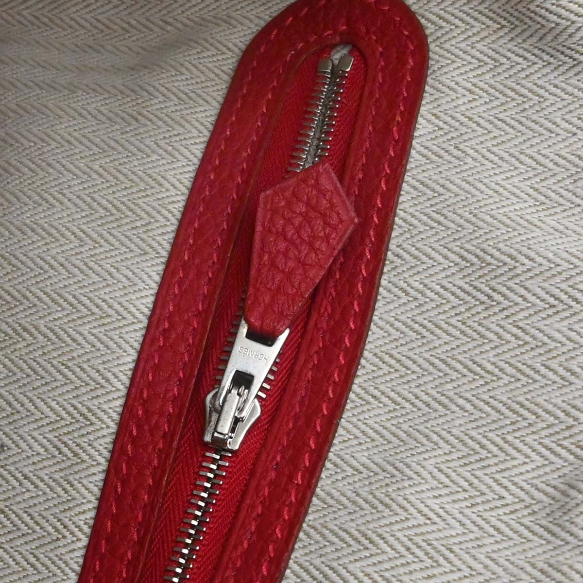 Hermes Rouge Grenat Negonda Garden Party 36 PM Tote Bag