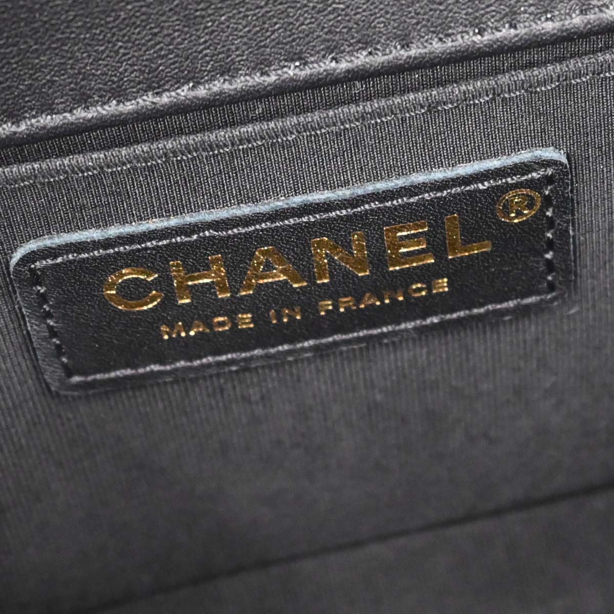 Boy Chanel 2018 Black Lambskin Chevron Small Chain Shoulder Bag