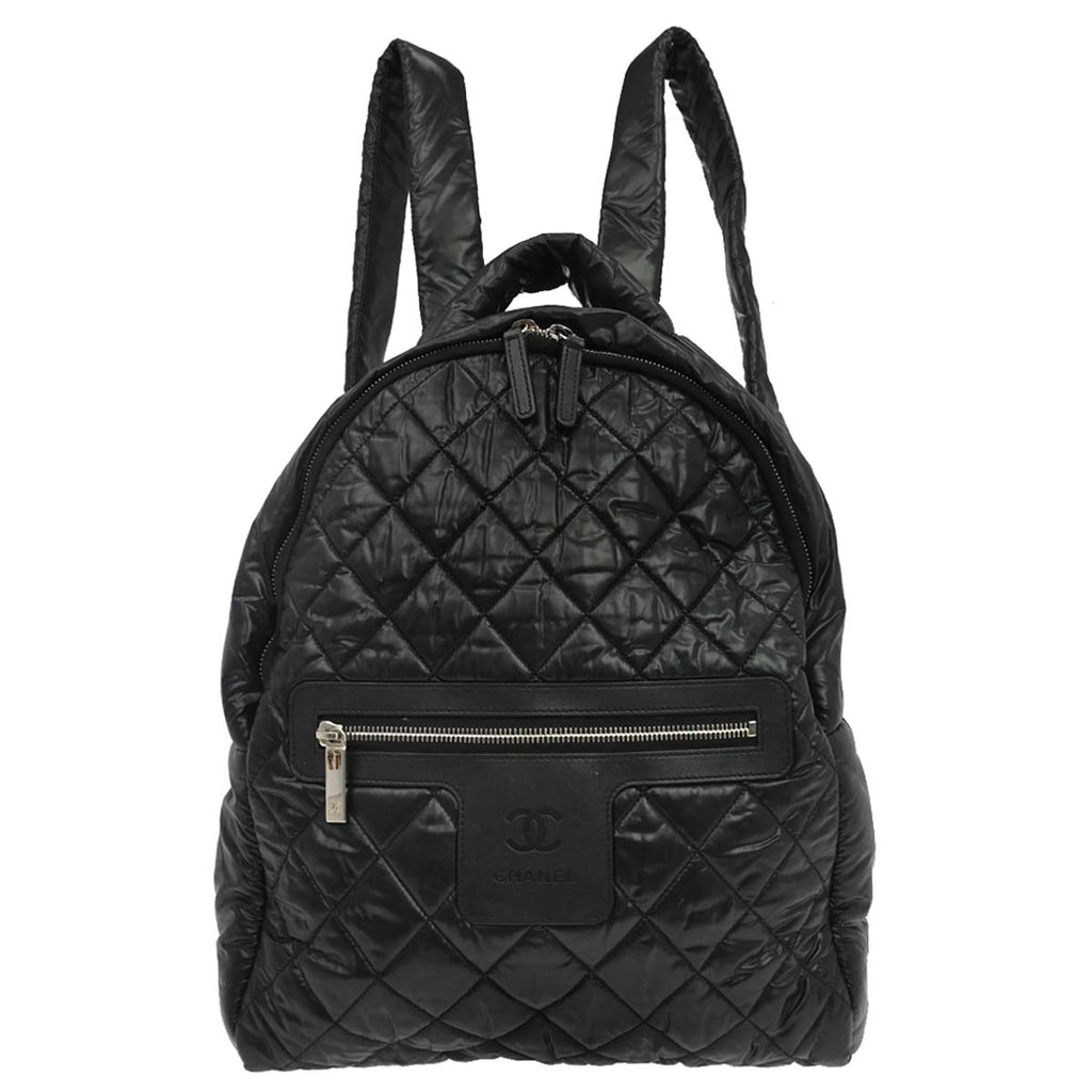 Chanel 2016-2017 Black Nylon Coco Cocoon Backpack