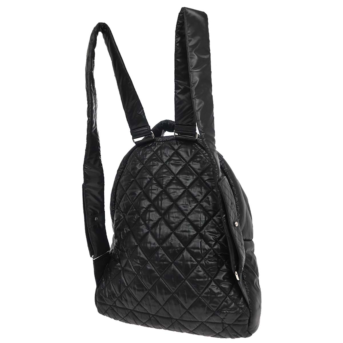 Chanel 2016-2017 Black Nylon Coco Cocoon Backpack