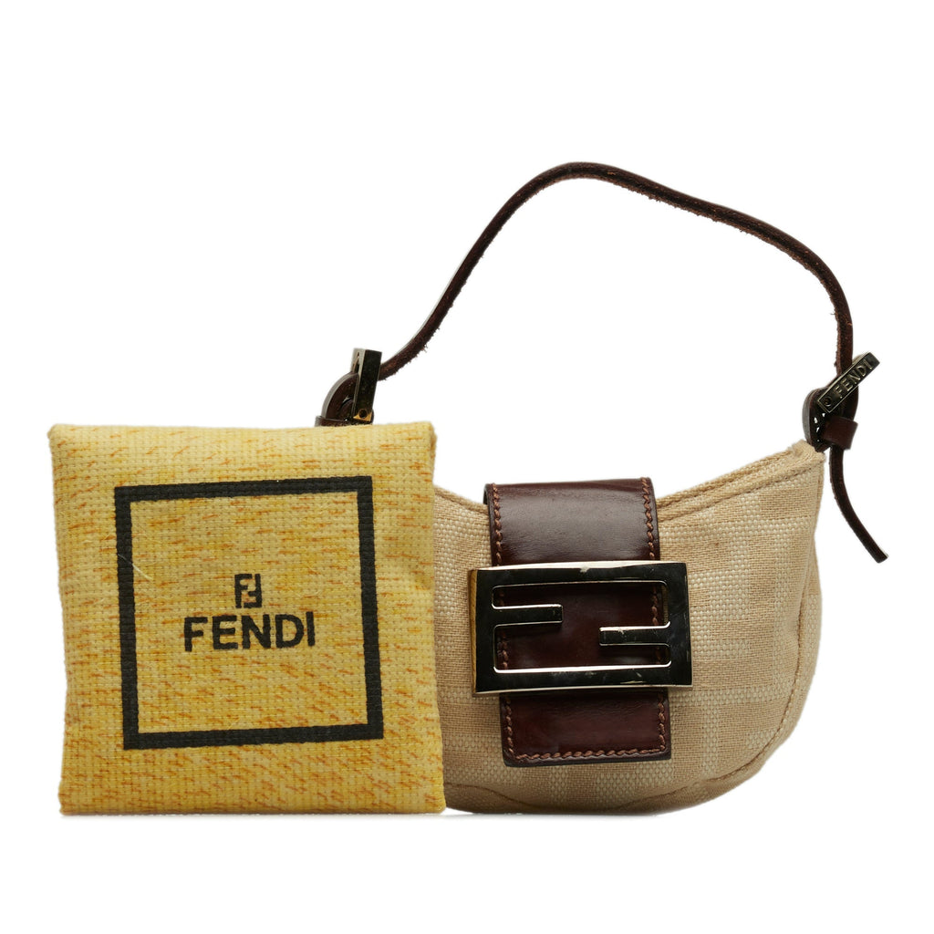 FENDI Mini Zucca Croissant Baguette