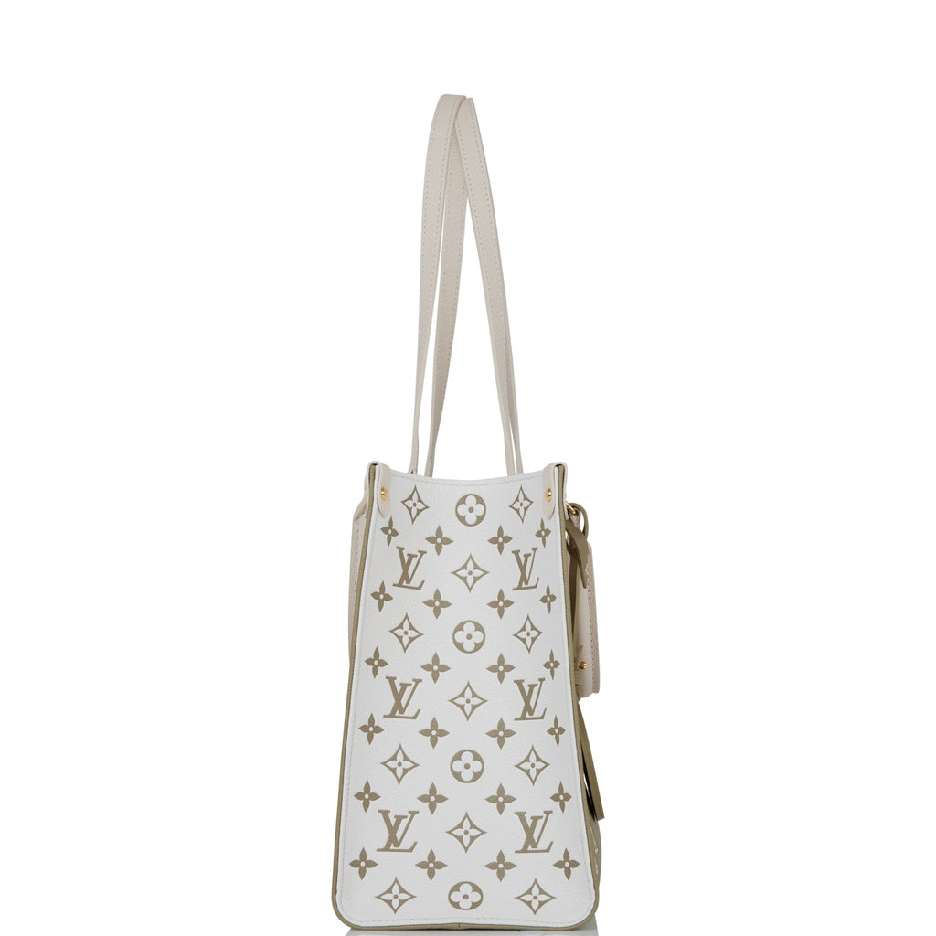 Louis Vuitton Spring in the City Khaki and Beige Empreinte OnTheGo MM
