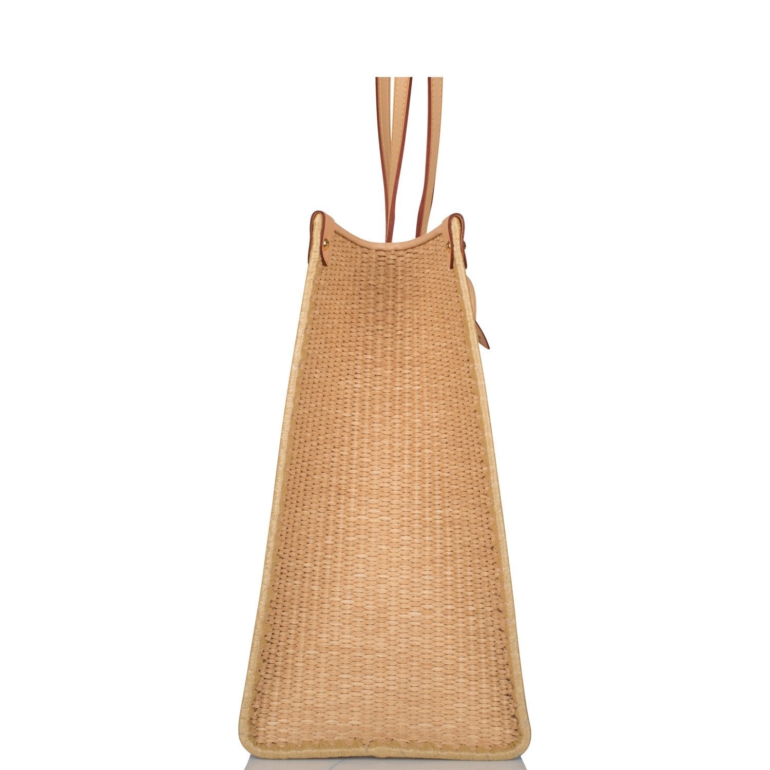 Louis Vuitton Blue Hamptons By The Pool Giant Monogram and Raffia OnTheGo GM