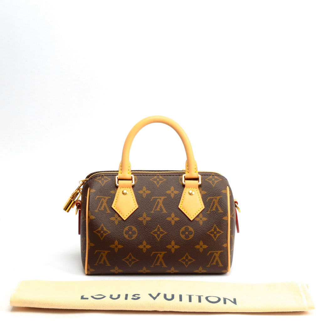 LOUIS VUITTON Monogram Speedy Bandouliere 20