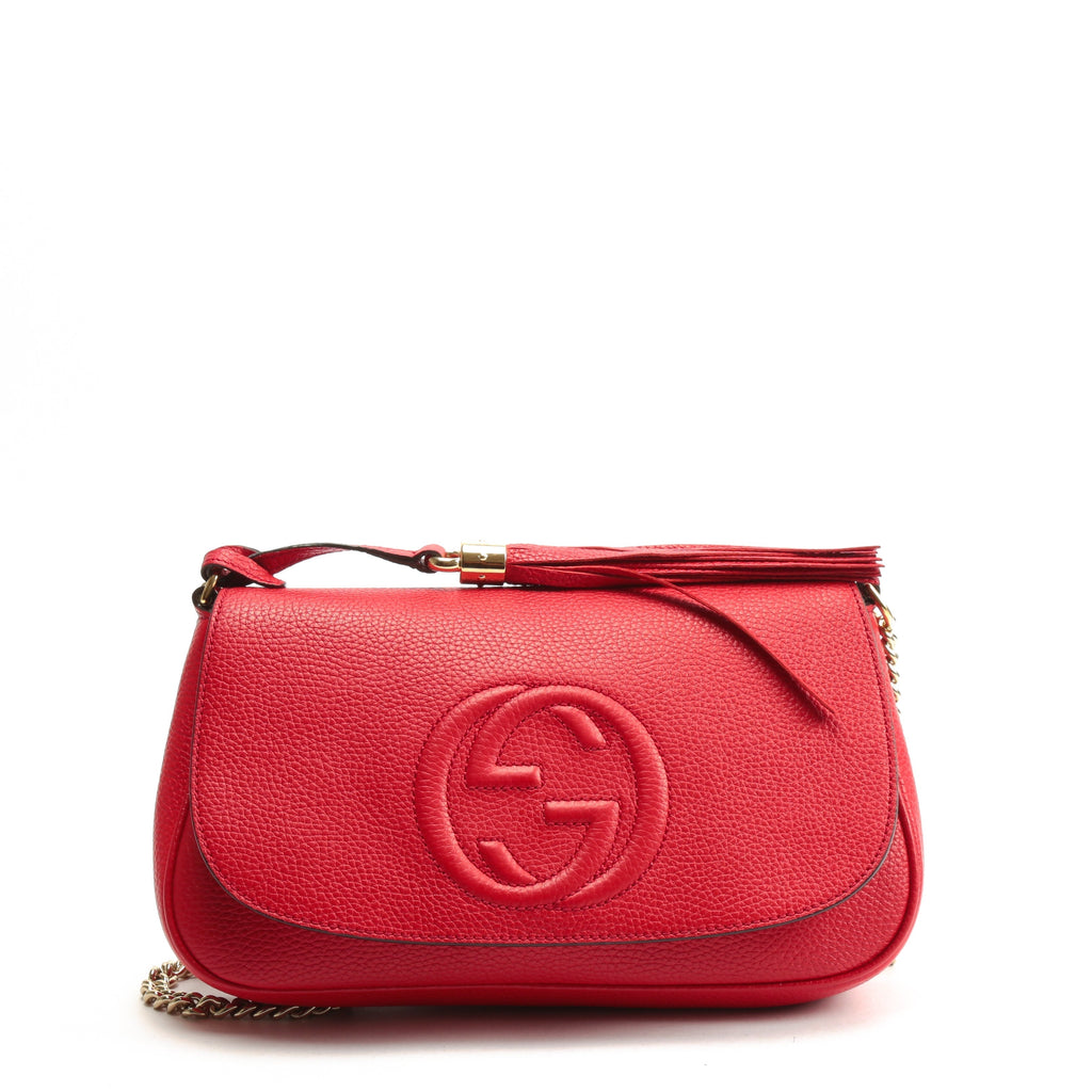 GUCCI Medium Soho Flap Chain Bag