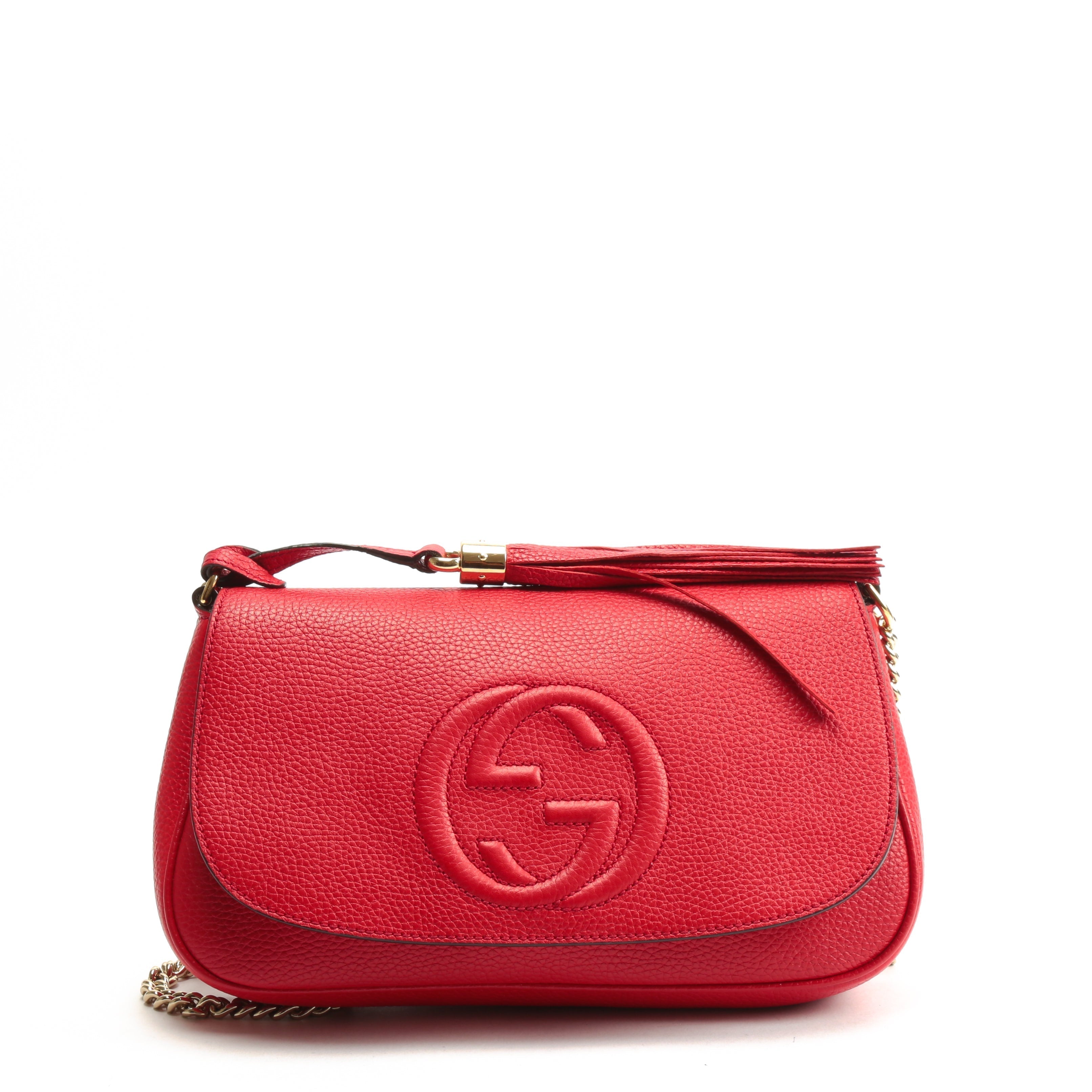 GUCCI Medium Soho Flap Chain Bag
