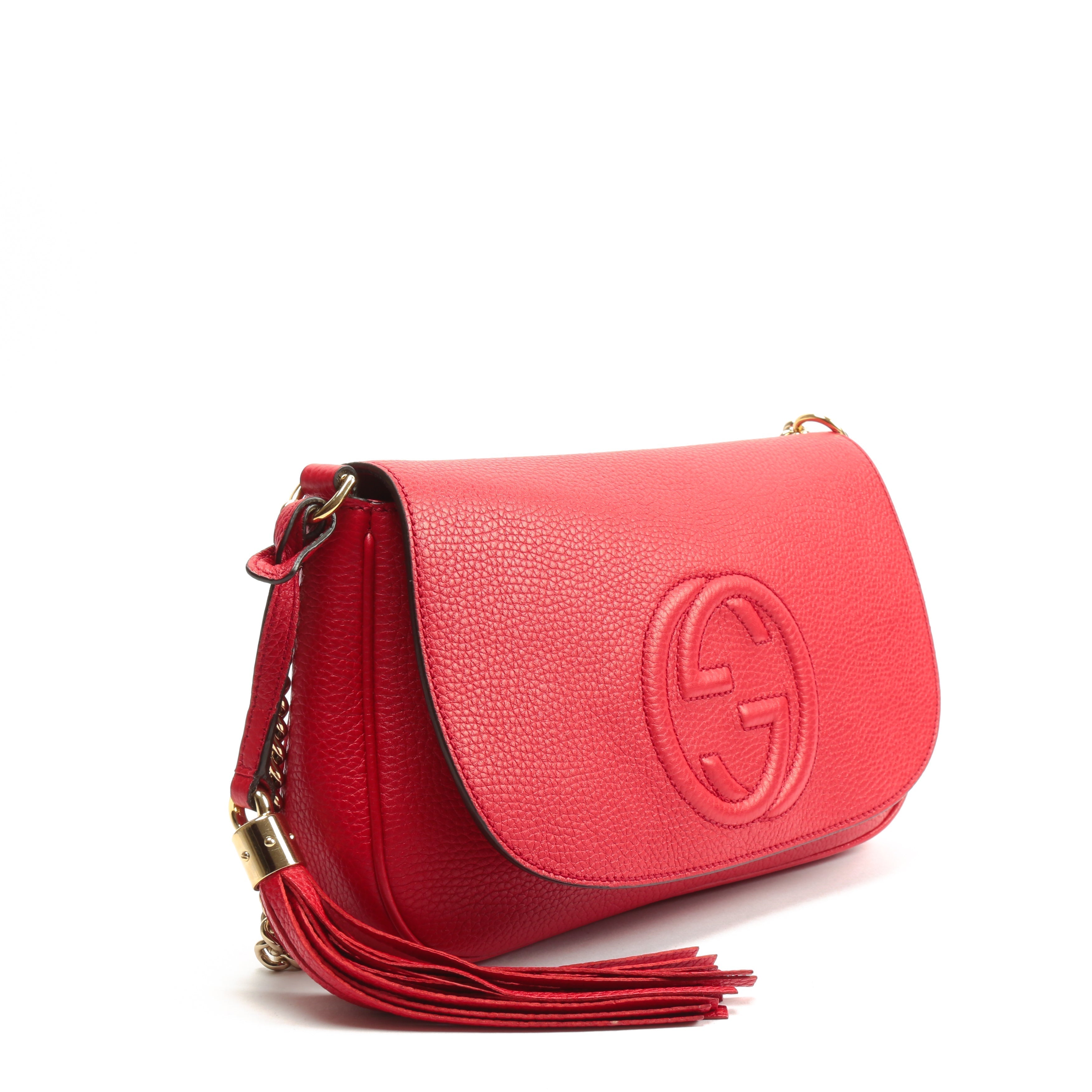 GUCCI Medium Soho Flap Chain Bag