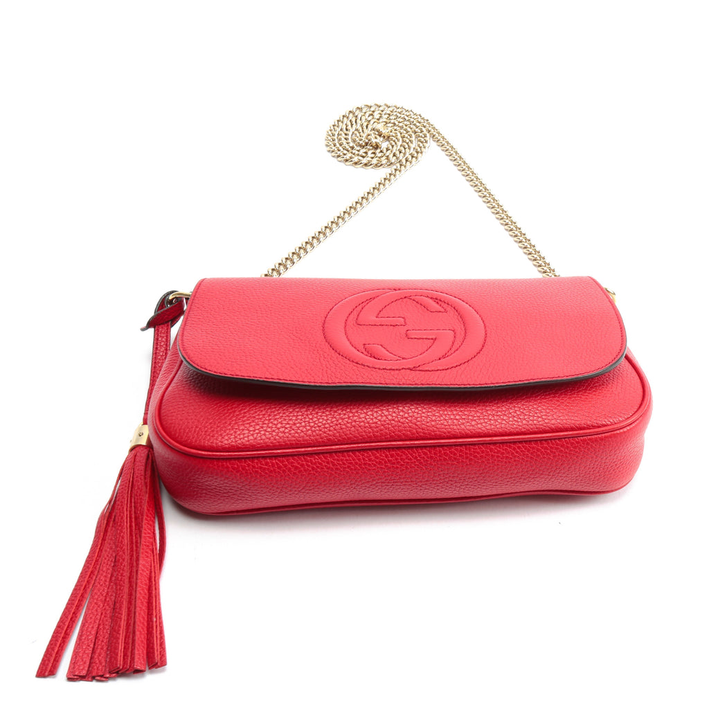 GUCCI Medium Soho Flap Chain Bag