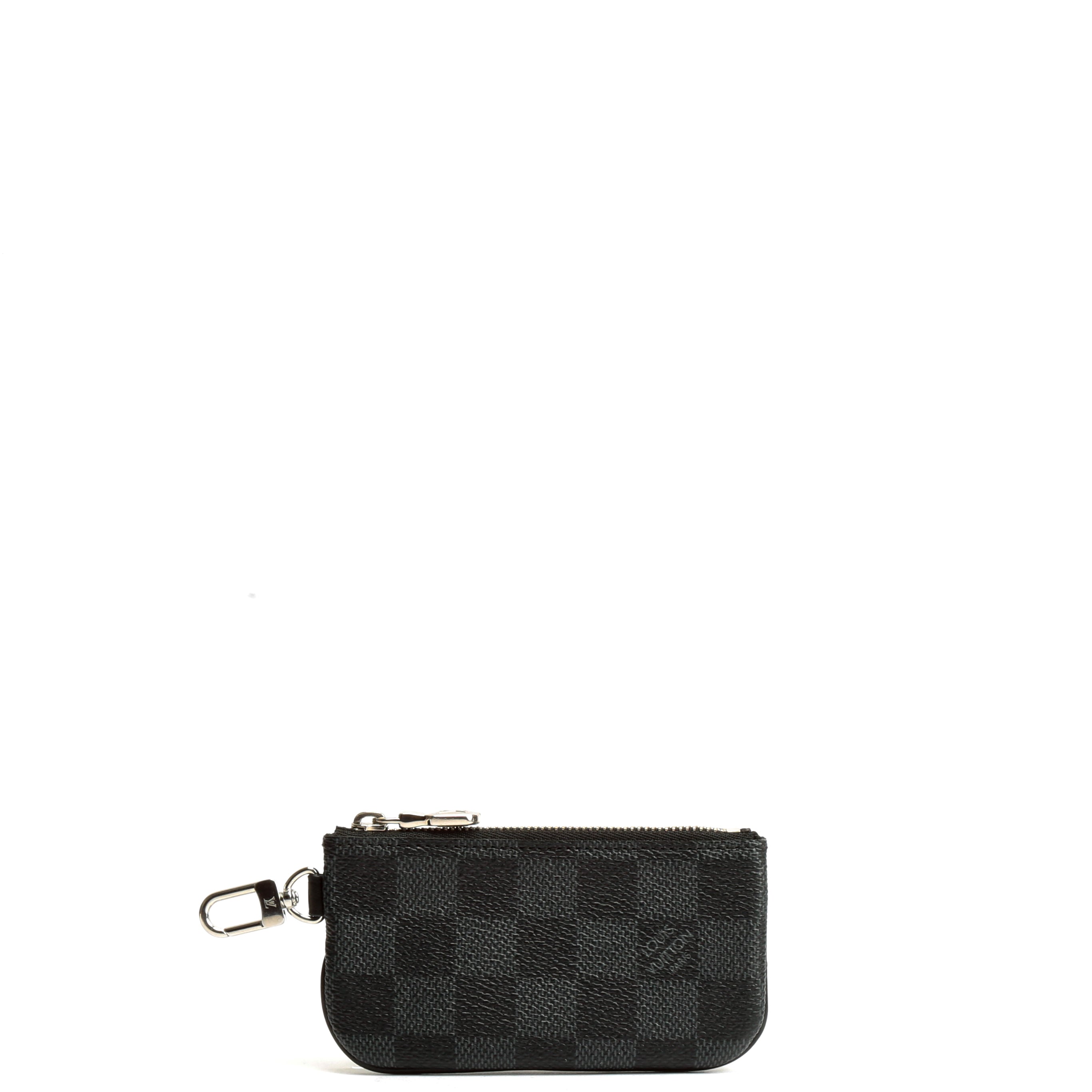 LOUIS VUITTON Damier Graphite Coin Pouch Clip On