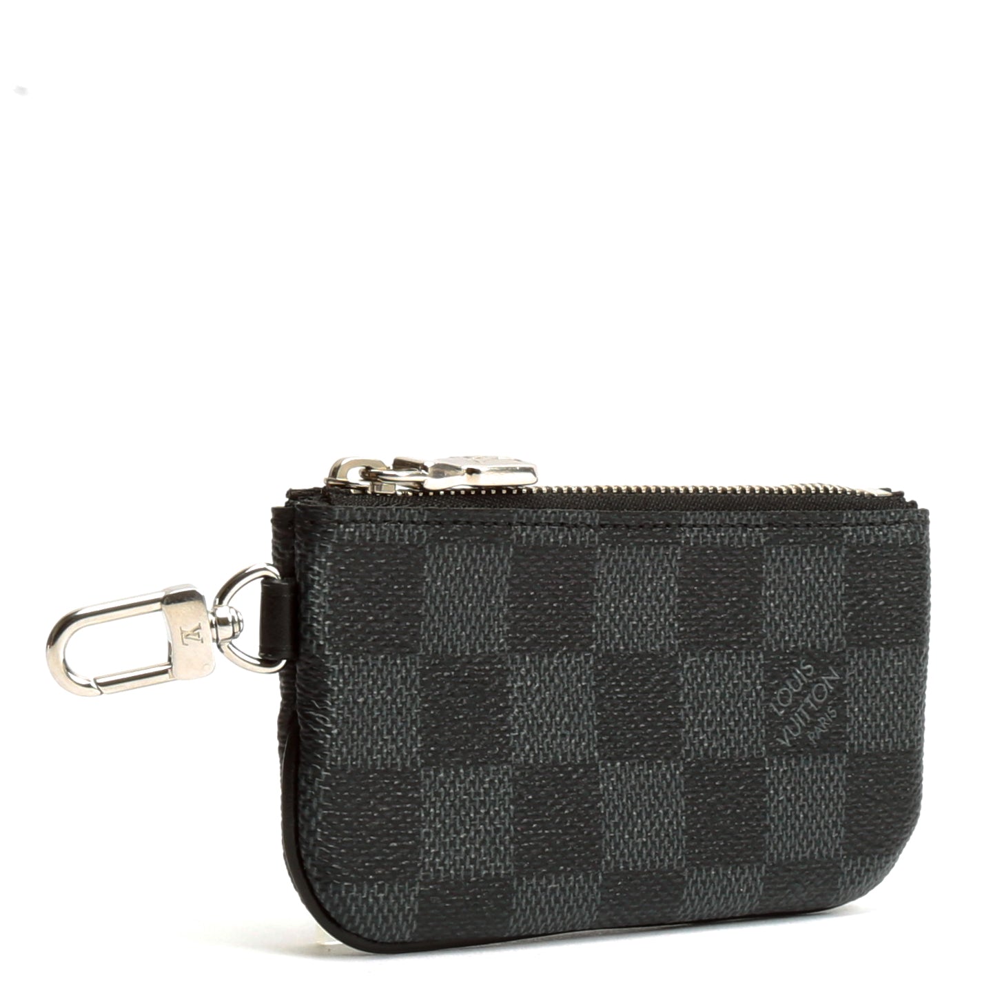 LOUIS VUITTON Damier Graphite Coin Pouch Clip On