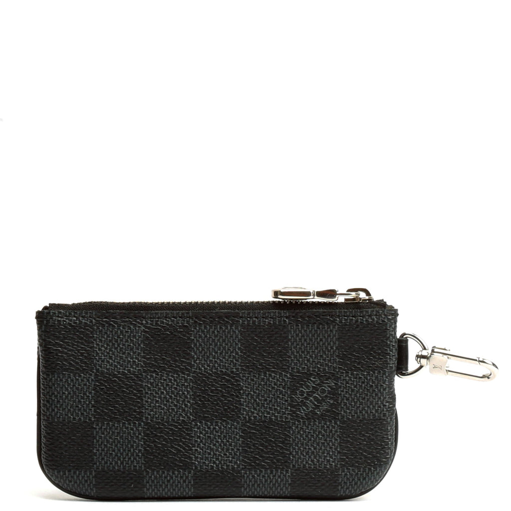 LOUIS VUITTON Damier Graphite Coin Pouch Clip On