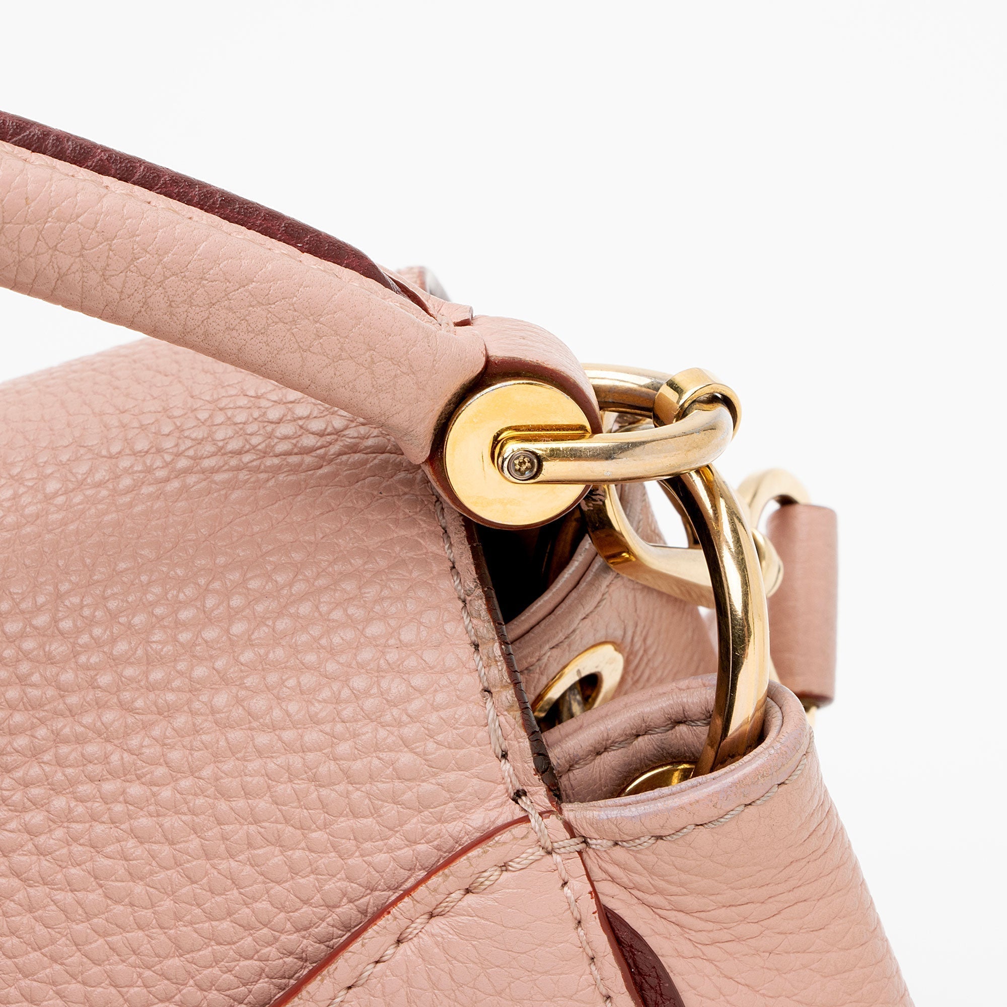 Louis Vuitton Calf Leather Monogram Canvas Double V Satchel (SHF-sUxzoE)