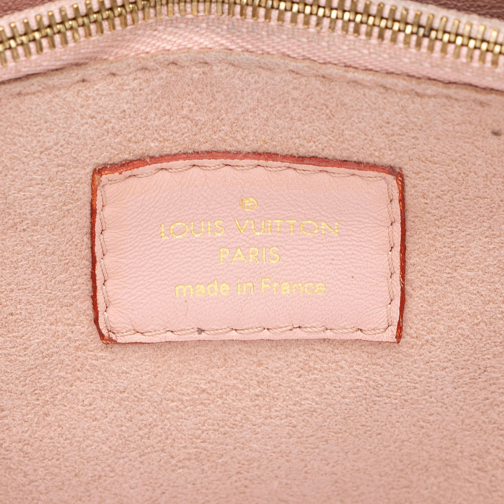 Louis Vuitton Calf Leather Monogram Canvas Double V Satchel (SHF-sUxzoE)