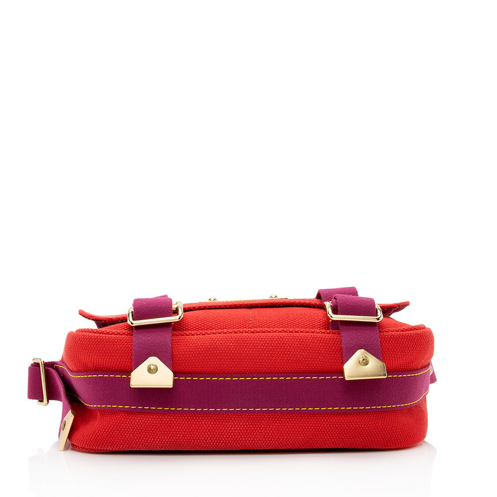 Louis Vuitton Canvas Antigua Besace Messenger Bag (SHF-21189)