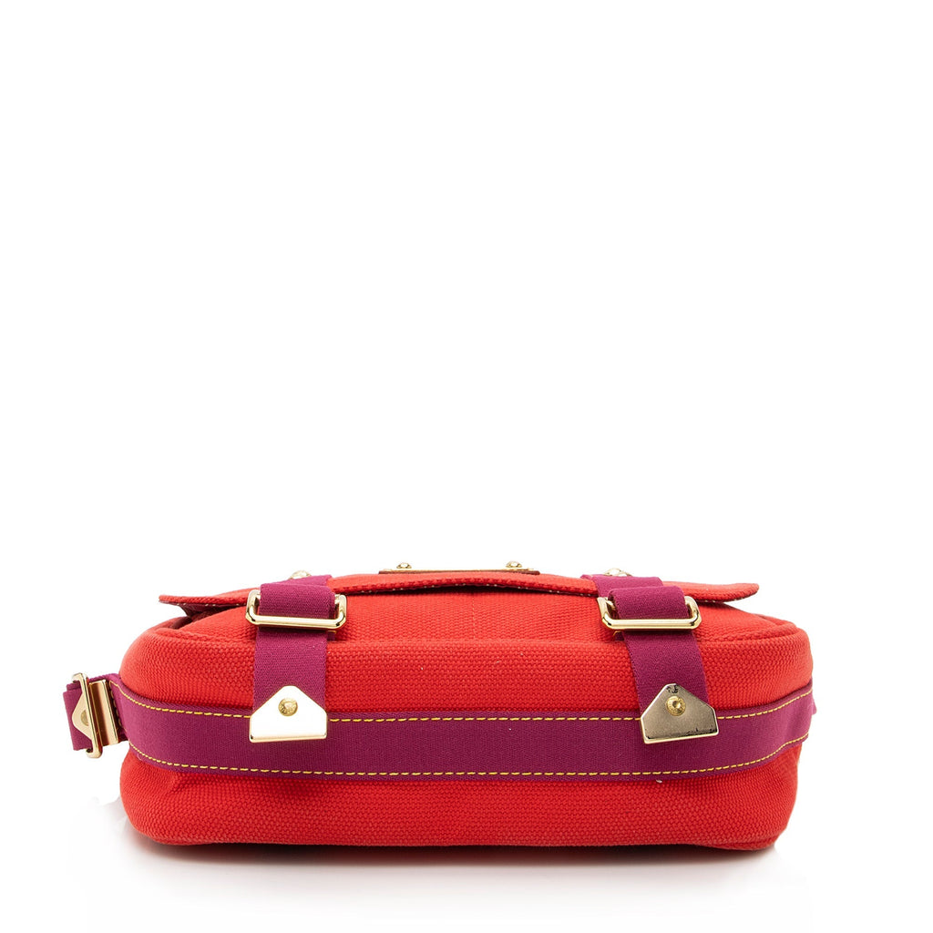 Louis Vuitton Canvas Antigua Besace Messenger Bag (SHF-22345)