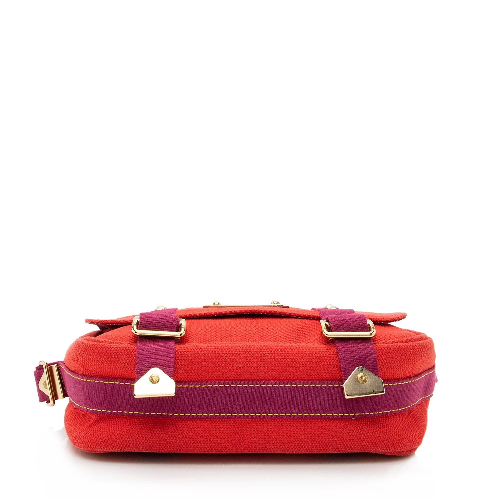 Louis Vuitton Canvas Antigua Besace Messenger Bag (SHF-22345)