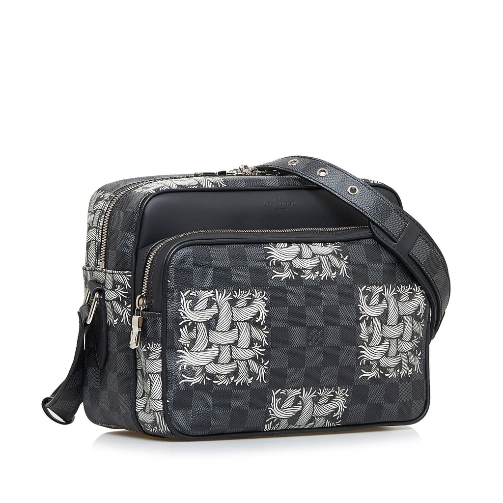 Louis Vuitton Christopher Nemeth Damier Graphite Nil PM (SHG-NtV8pY)