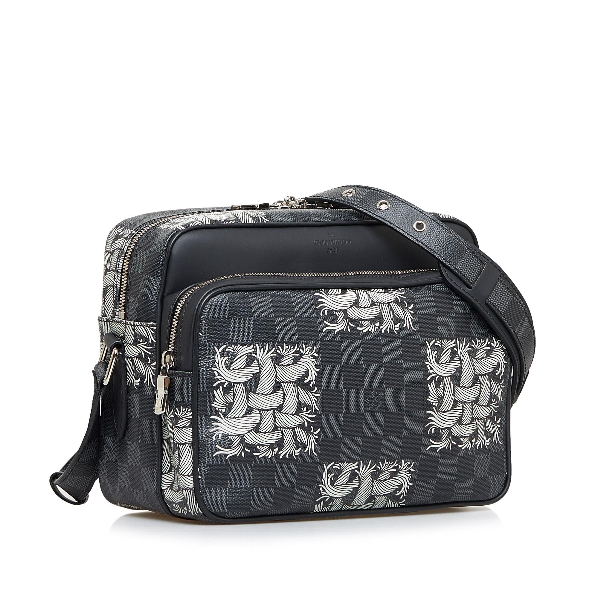 Louis Vuitton Christopher Nemeth Damier Graphite Nil PM (SHG-NtV8pY)