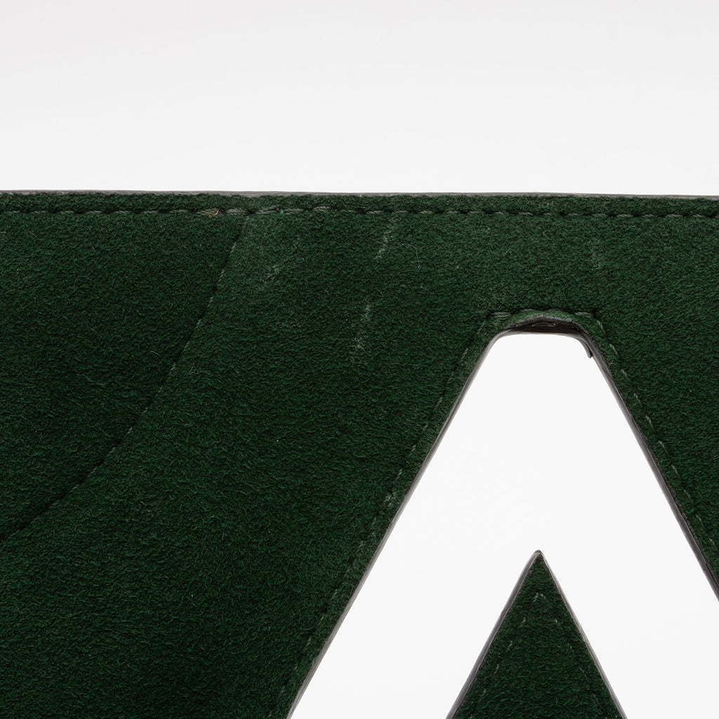Louis Vuitton Coated Canvas Palm Twist MM Shoulder Bag (SHF-JaIdPa)