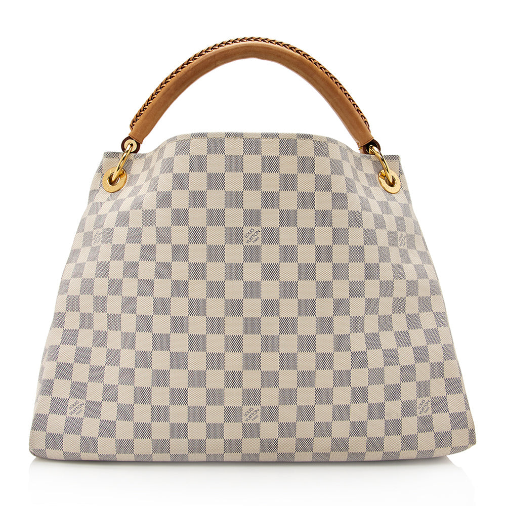 Louis Vuitton Damier Azur Artsy MM Shoulder Bag (SHF-21109)