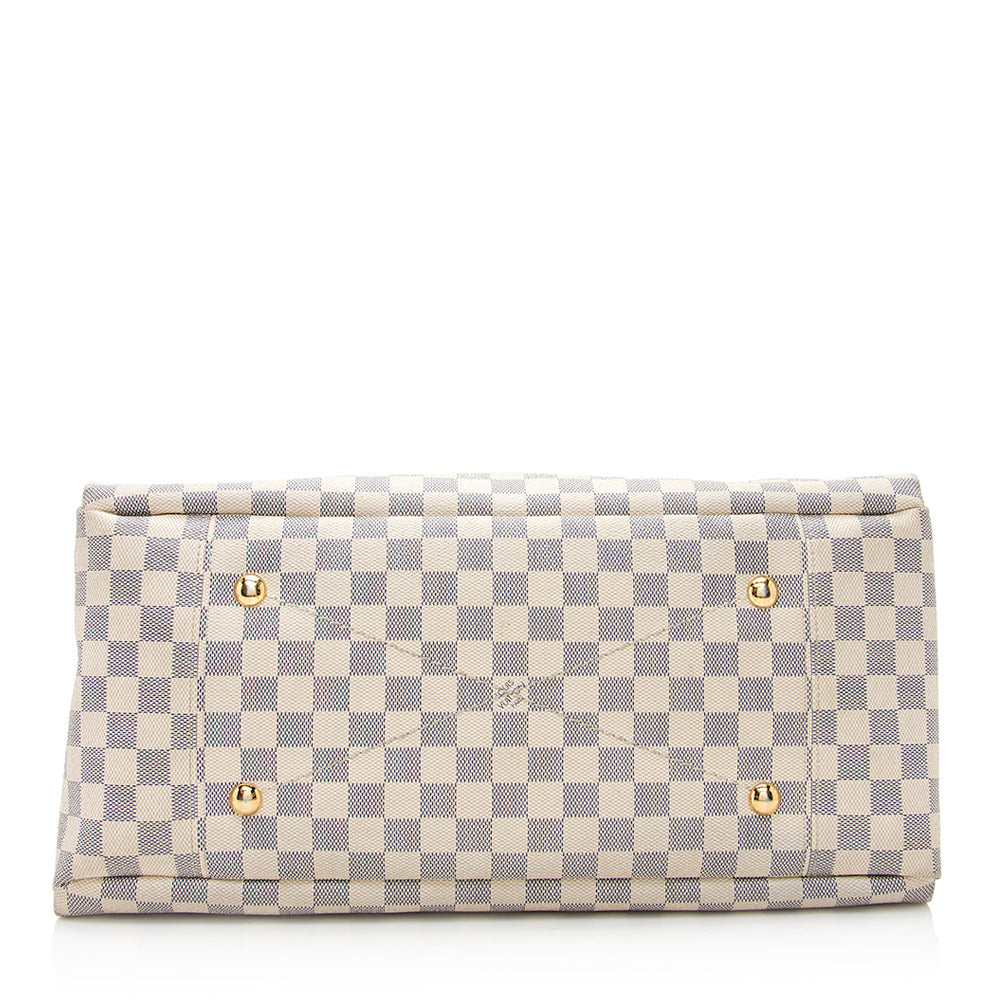 Louis Vuitton Damier Azur Artsy MM Shoulder Bag (SHF-21109)
