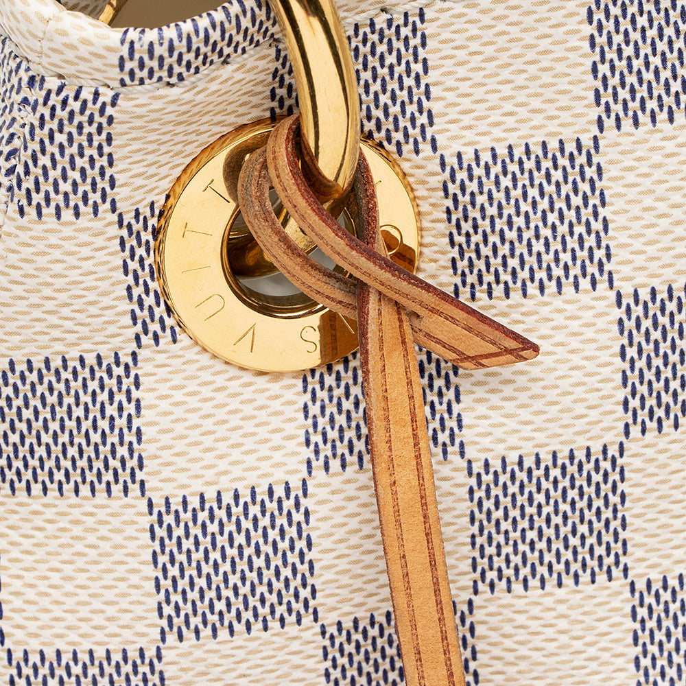 Louis Vuitton Damier Azur Artsy MM Shoulder Bag (SHF-21109)
