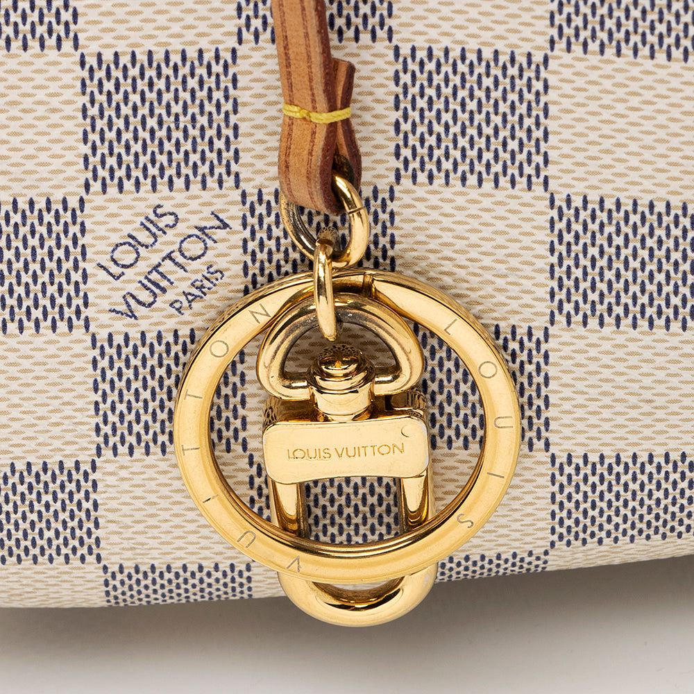 Louis Vuitton Damier Azur Artsy MM Shoulder Bag (SHF-21109)