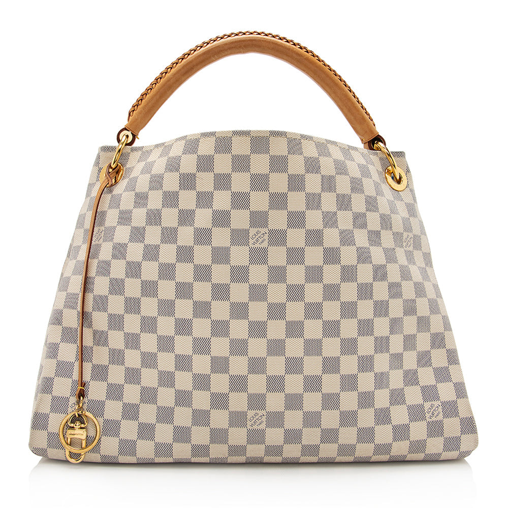 Louis Vuitton Damier Azur Artsy MM Shoulder Bag (SHF-21109)