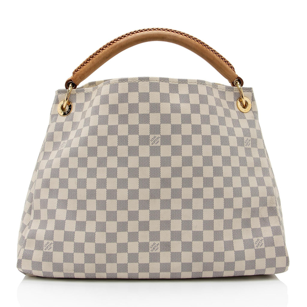 Louis Vuitton Damier Azur Artsy MM Shoulder Bag (SHF-gtkVng)