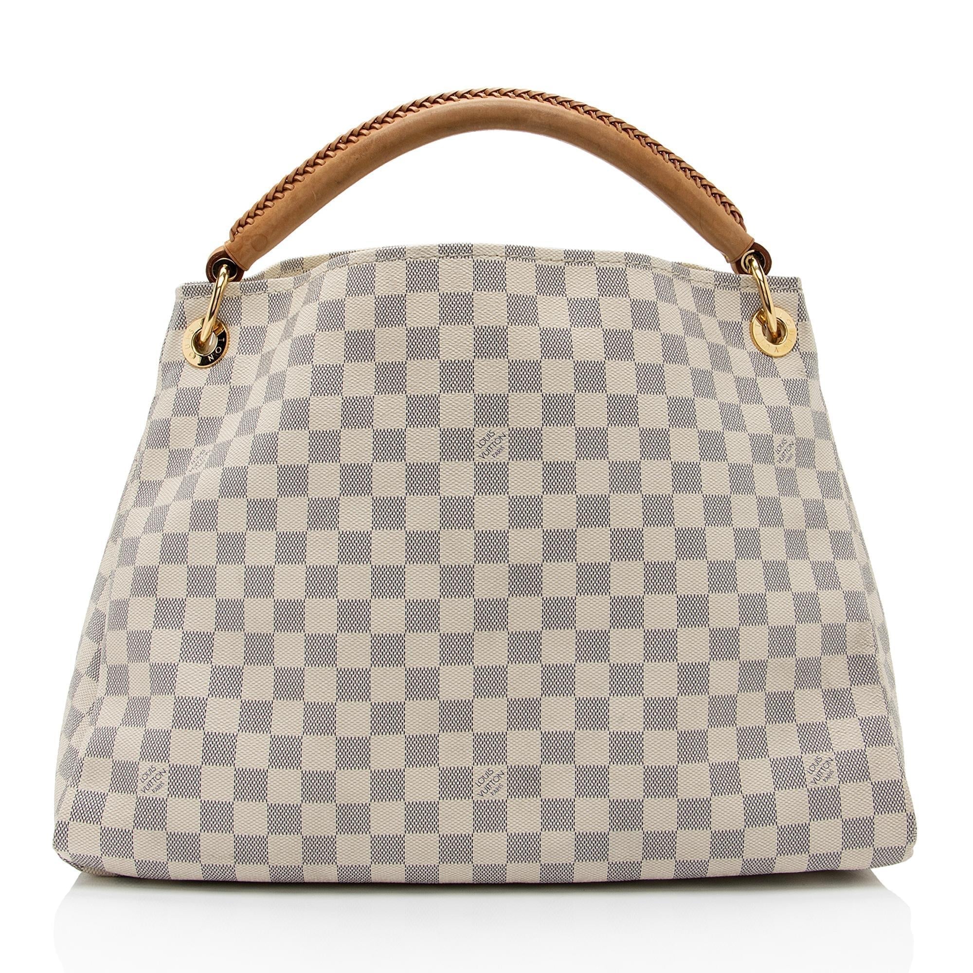 Louis Vuitton Damier Azur Artsy MM Shoulder Bag (SHF-gtkVng)
