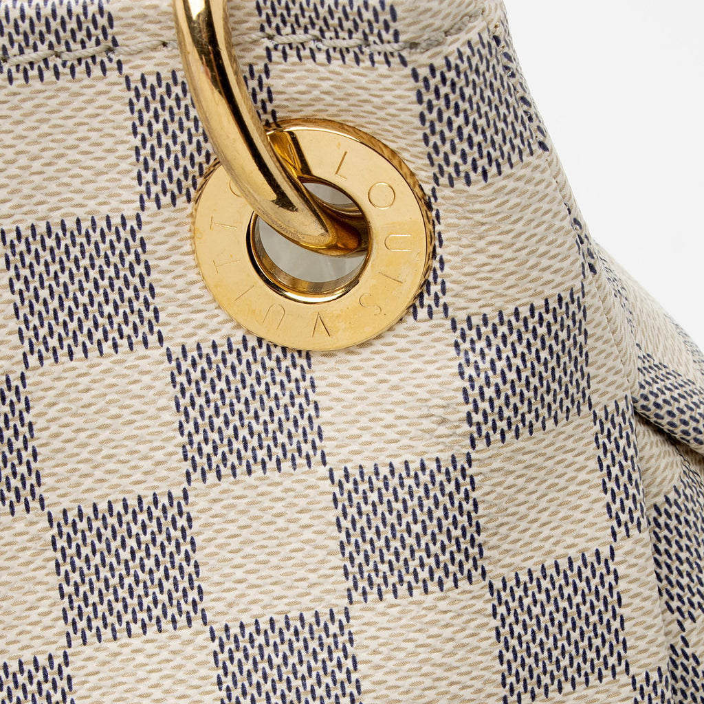 Louis Vuitton Damier Azur Artsy MM Shoulder Bag (SHF-gtkVng)