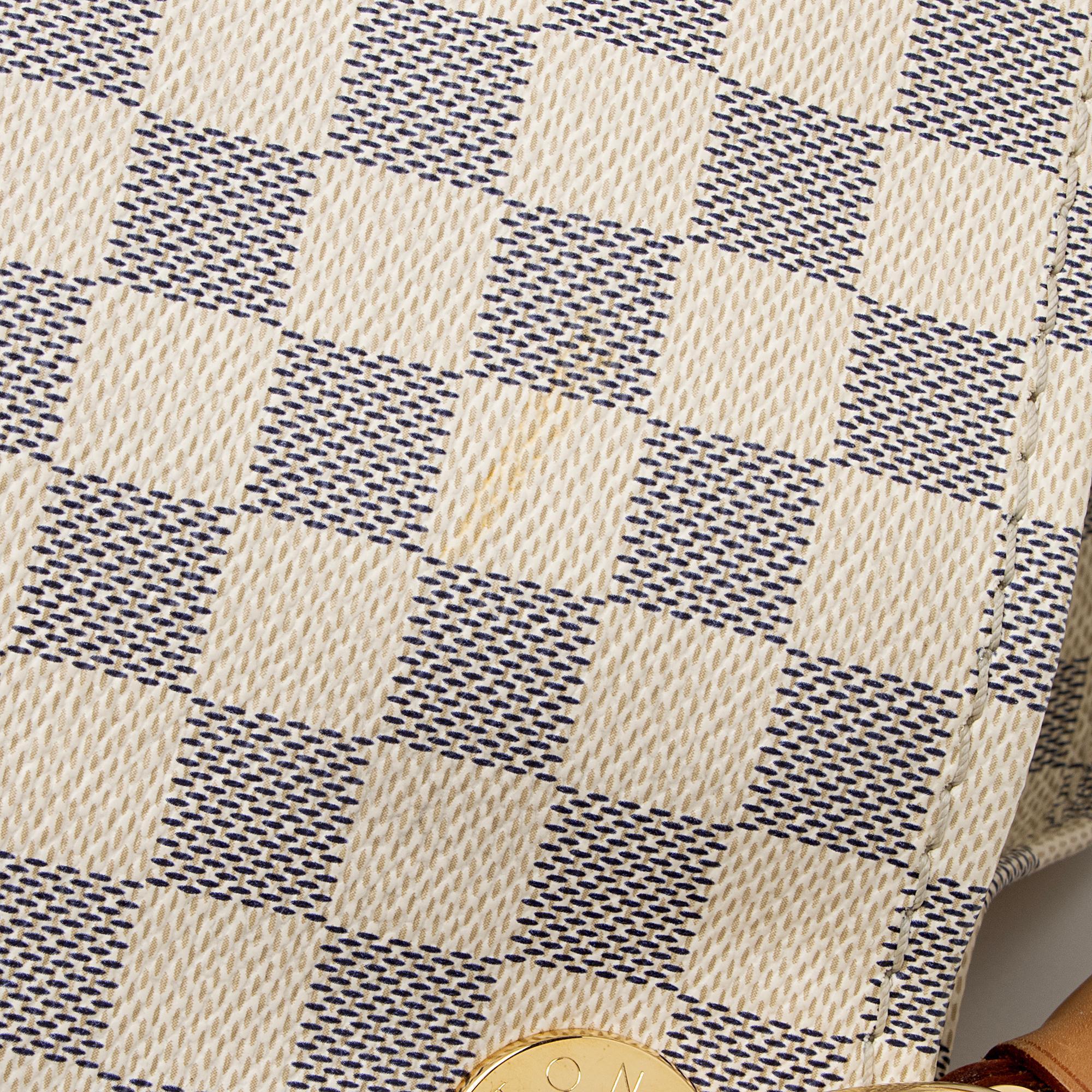 Louis Vuitton Damier Azur Artsy MM Shoulder Bag (SHF-gtkVng)