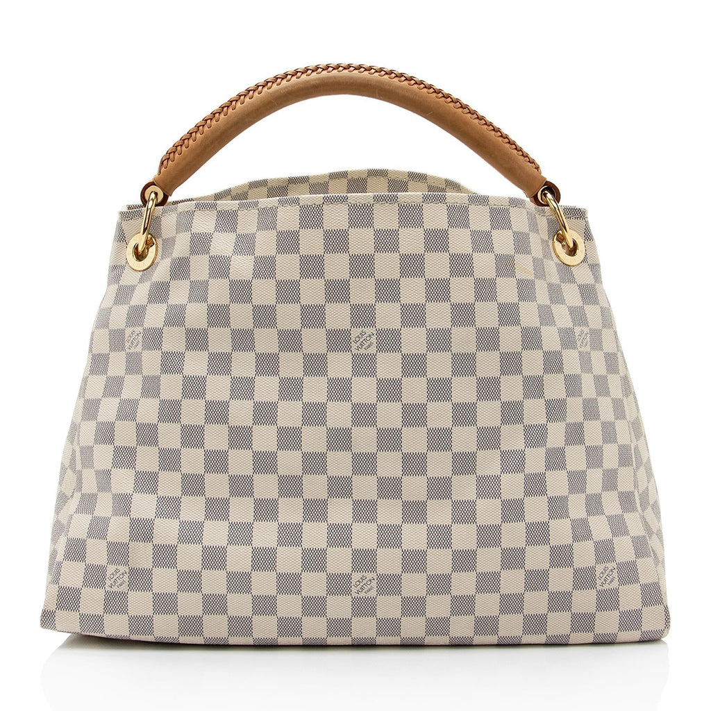 Louis Vuitton Damier Azur Artsy MM Shoulder Bag (SHF-gtkVng)