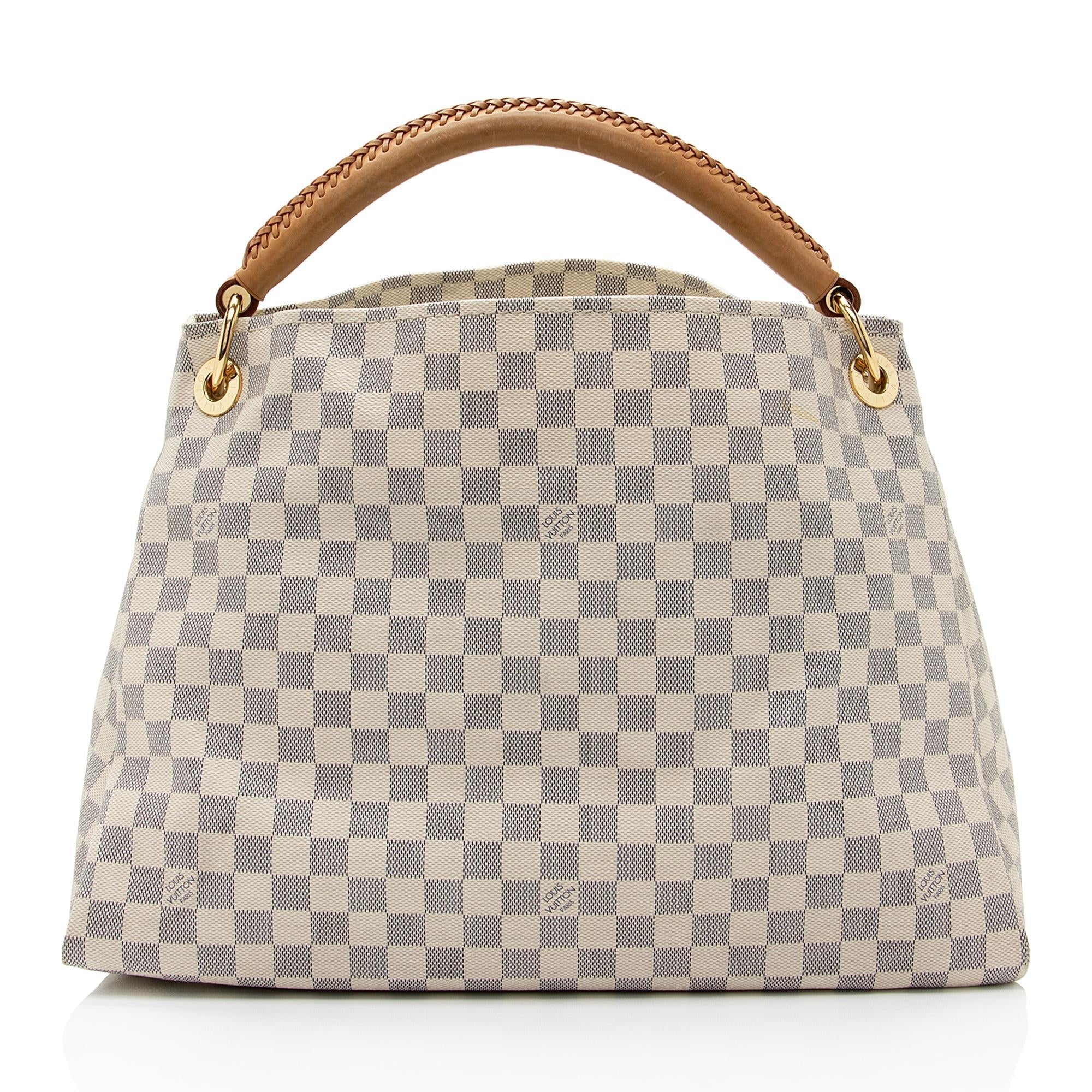 Louis Vuitton Damier Azur Artsy MM Shoulder Bag (SHF-gtkVng)