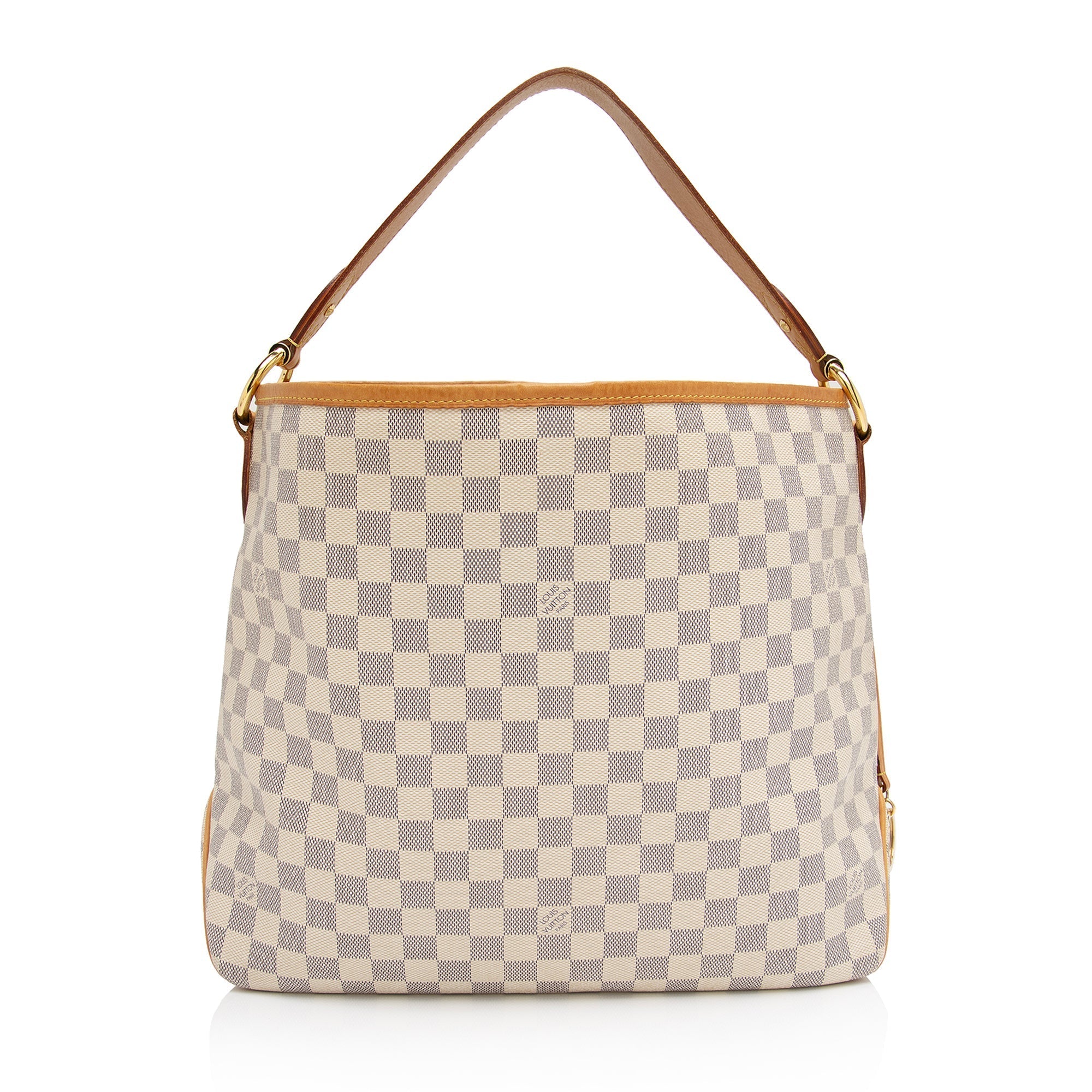 Louis Vuitton Damier Azur Delightful MM Shoulder Bag (SHF-dOaylq)