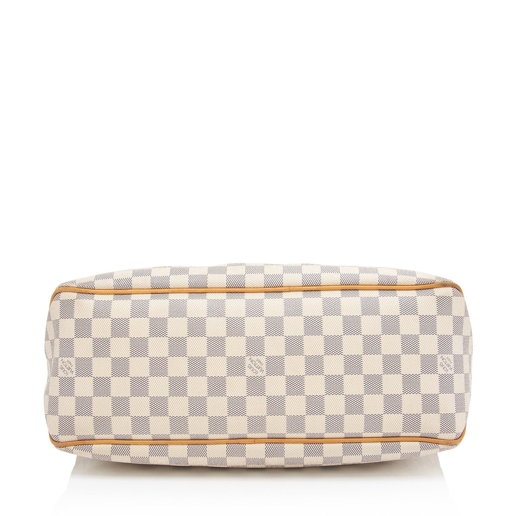 Louis Vuitton Damier Azur Delightful MM Shoulder Bag (SHF-dOaylq)
