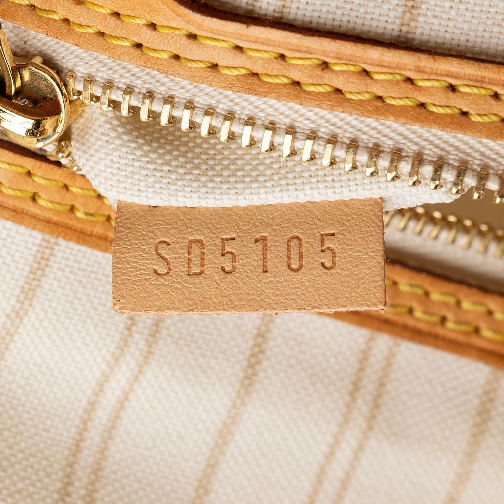 Louis Vuitton Damier Azur Delightful MM Shoulder Bag (SHF-dOaylq)