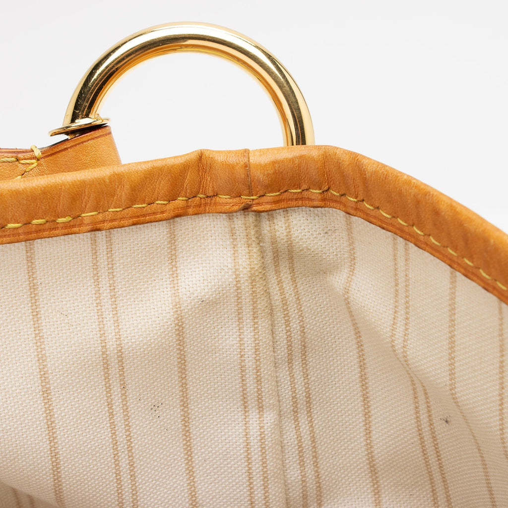 Louis Vuitton Damier Azur Delightful MM Shoulder Bag (SHF-dOaylq)