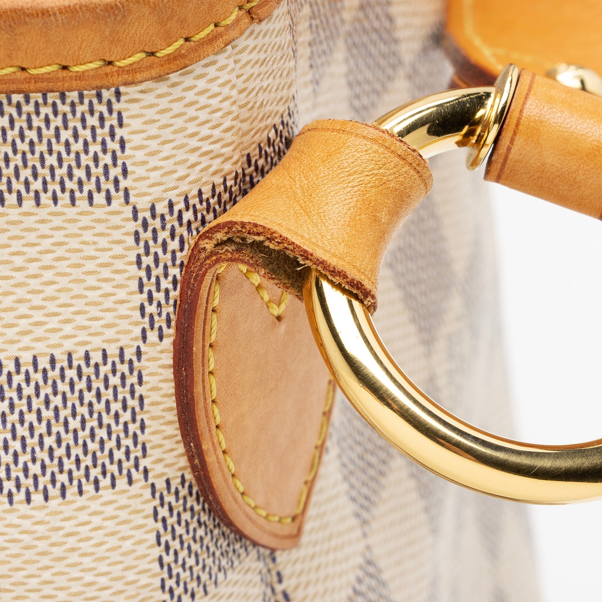 Louis Vuitton Damier Azur Delightful MM Shoulder Bag (SHF-dOaylq)