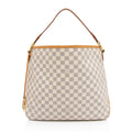 Louis Vuitton Damier Azur Delightful MM Shoulder Bag (SHF-dOaylq)
