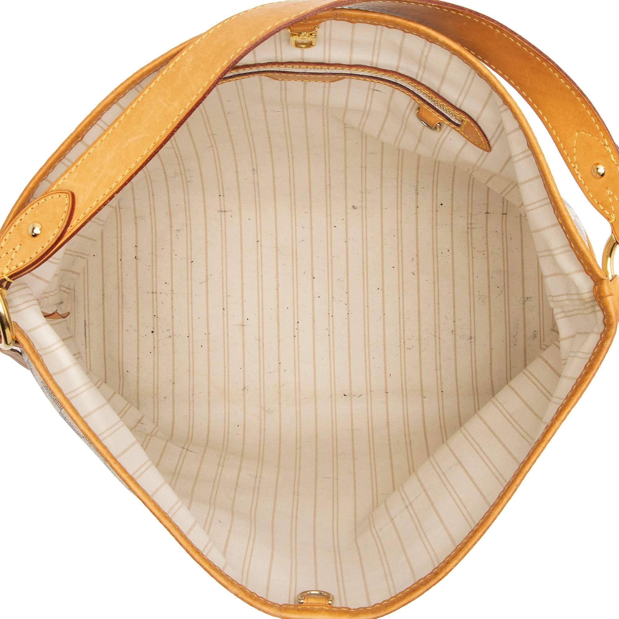 Louis Vuitton Damier Azur Delightful MM Shoulder Bag (SHF-dOaylq)