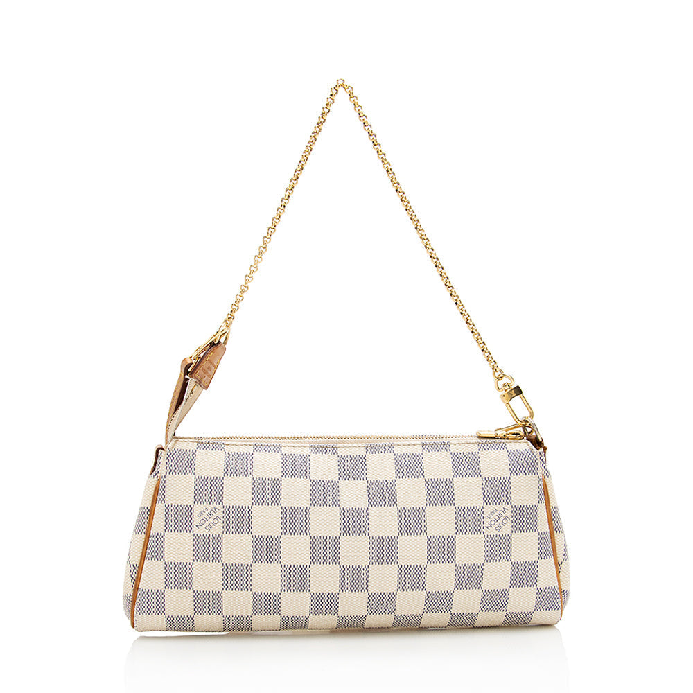 Louis Vuitton Damier Azur Eva Clutch (SHF-18406)
