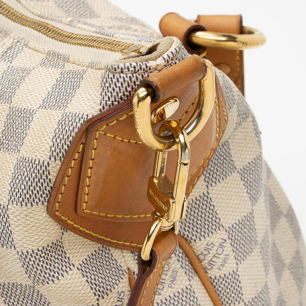 Louis Vuitton Damier Azur Evora MM Tote (SHF-0xwDLg)
