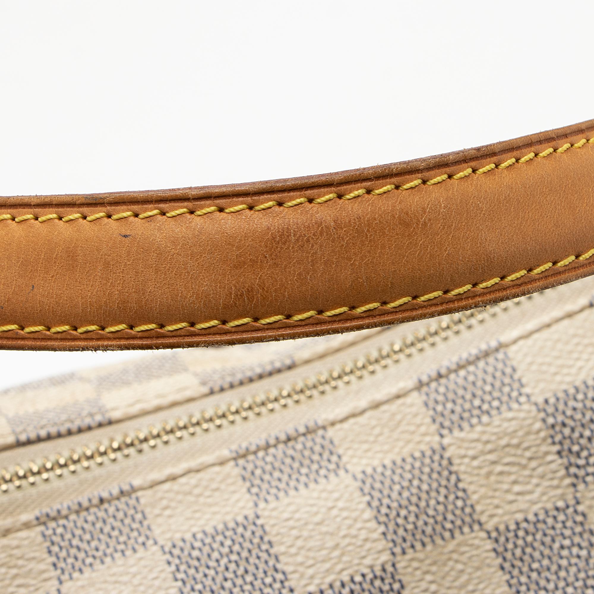 Louis Vuitton Damier Azur Evora MM Tote (SHF-0xwDLg)