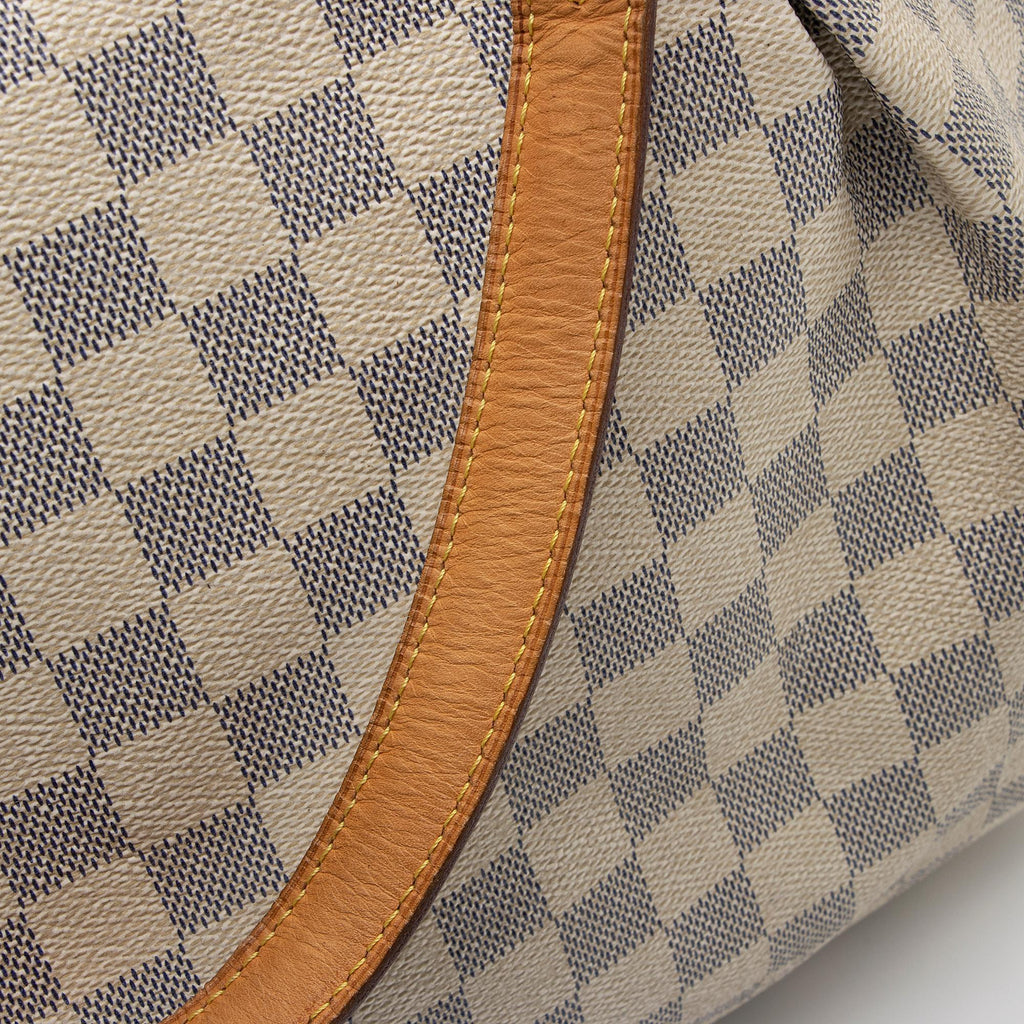 Louis Vuitton Damier Azur Evora MM Tote (SHF-0xwDLg)