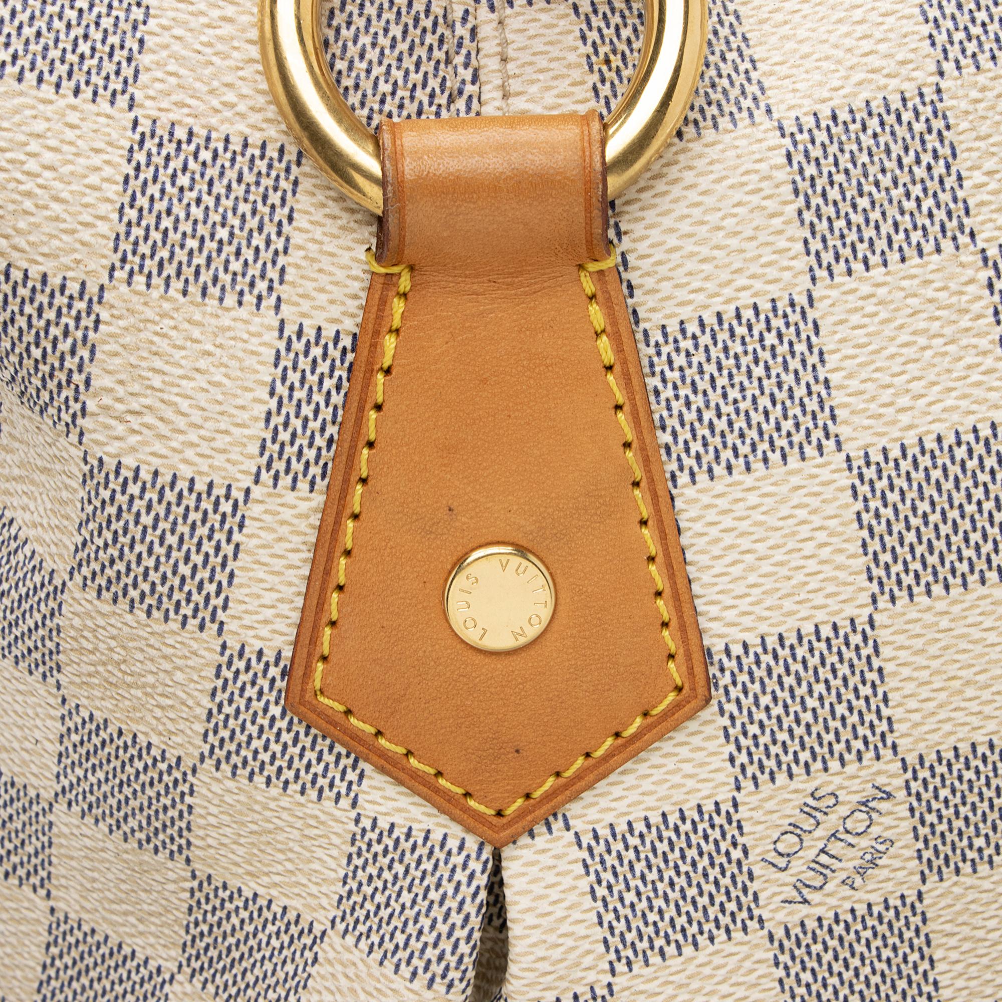 Louis Vuitton Damier Azur Evora MM Tote (SHF-0xwDLg)