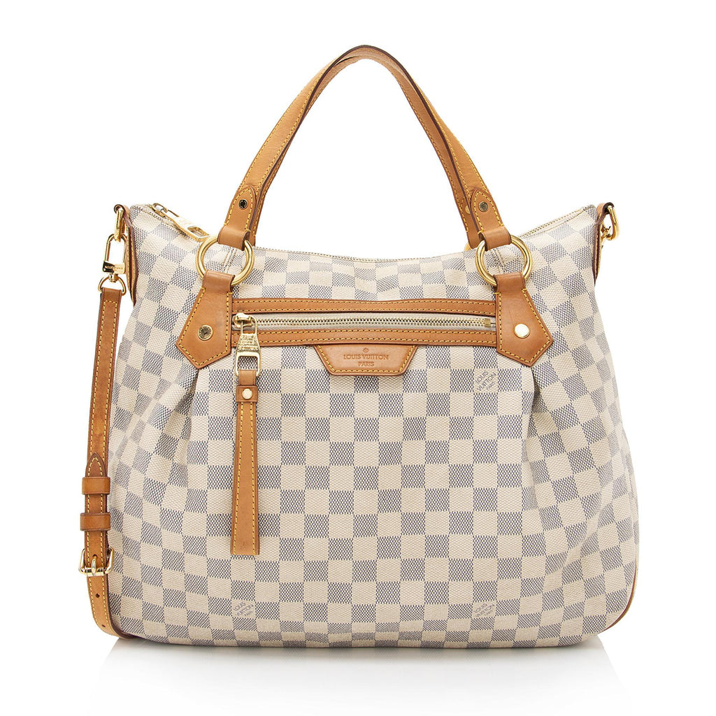 Louis Vuitton Damier Azur Evora MM Tote (SHF-0xwDLg)