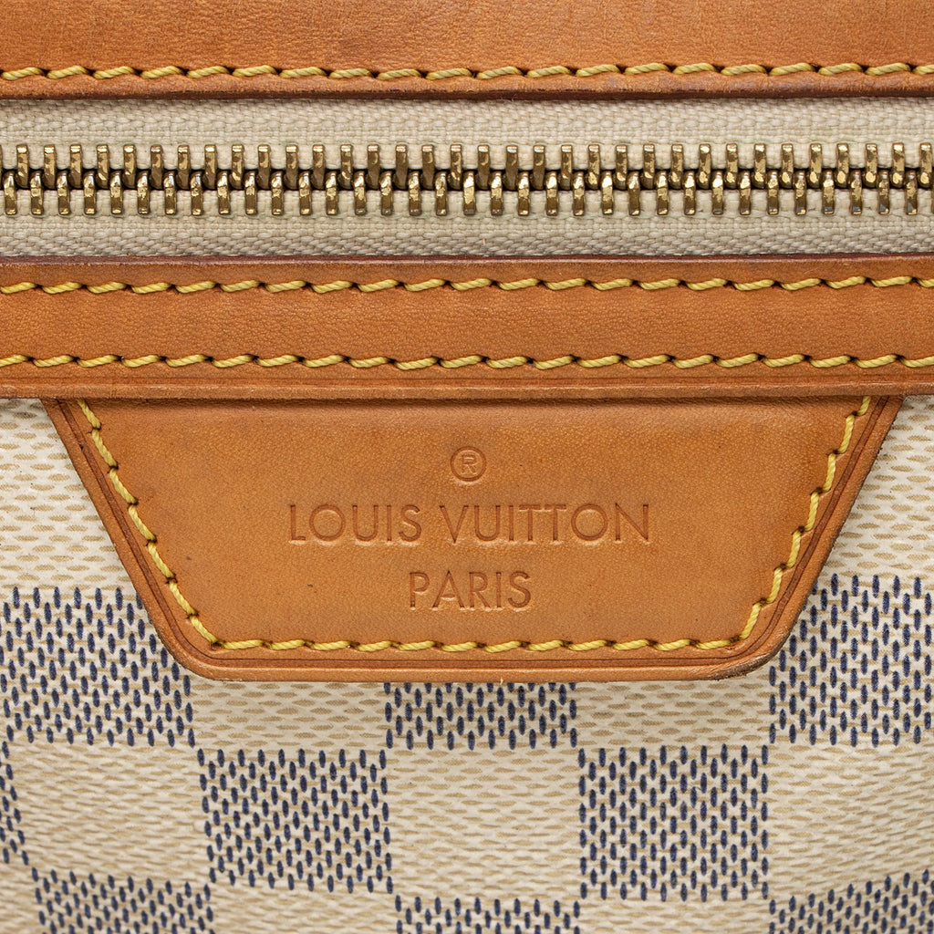 Louis Vuitton Damier Azur Evora MM Tote (SHF-0xwDLg)