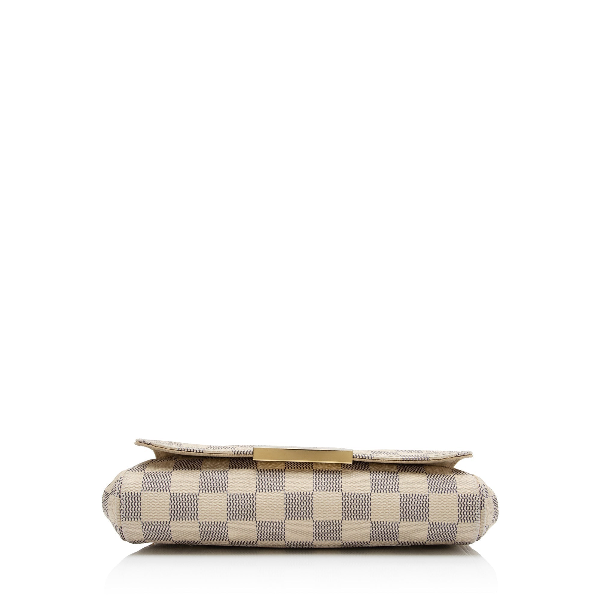 Louis Vuitton Damier Azur Favorite MM Shoulder Bag (SHF-Qu1qkL)